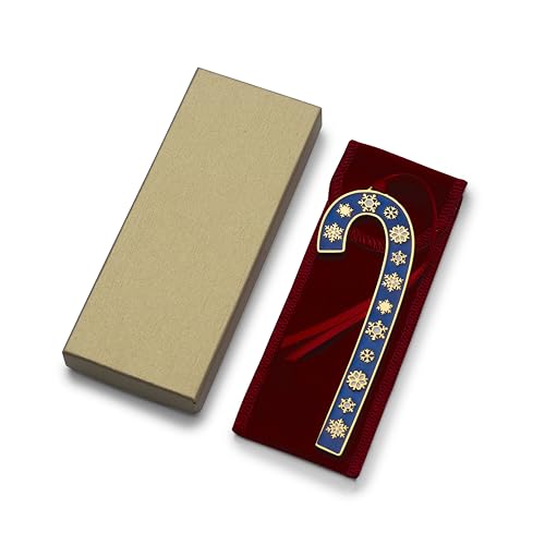 2024 44th Edition Candy Cane Ornament Blue Gold - view 5