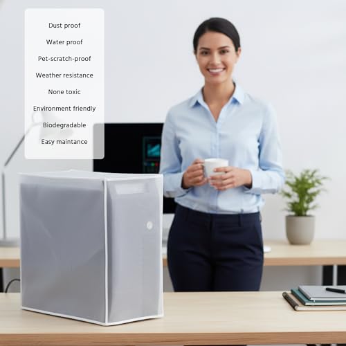 Computer Dust Cover Monitor +Keyboard+CPU Tower Desktop 3 Pieces Set PC dust Proof Computer Covers Case (22"-24" Monitor Set) - view 4