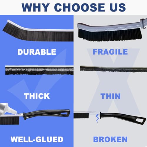Hard Bristle Crevice Cleaning Brush, 5 PCS Crevice Cleaning Brush, Small Gap Cleaning Tools Grout Cleaner for Household Use Housekeeping Kitchen Bathroom Shower Tiles Window Corners - view 6