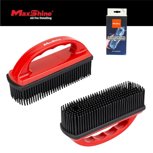 Universal Car Carpet Lint & Hair Removal Brush - Electrostatic Rubber Bristles - Efficiently Removes Pet Hair from Dogs, Cats & Other from Interiors & Carpets - Easy-to-Clean - view 3