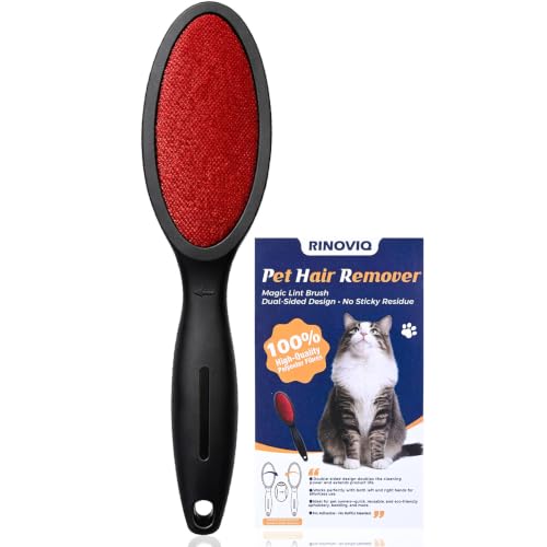Magic Lint Remover Brush for Pet Hair, Reusable 2-Sided, 1 Pack