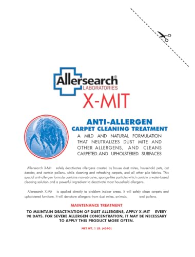 X-Mit Anti-Allergen Carpet Cleaning Powder