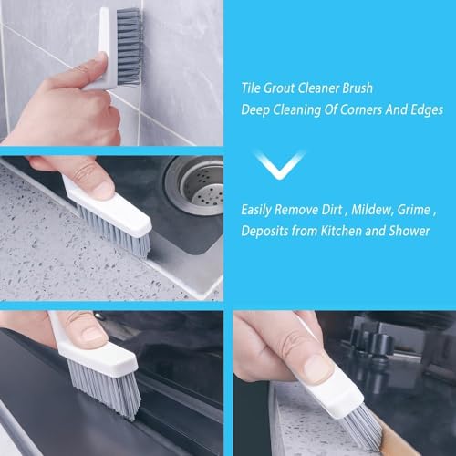 Grout Brush Cleaning, Stiff Bristles Grout Cleaner for Tile Floors - view 2