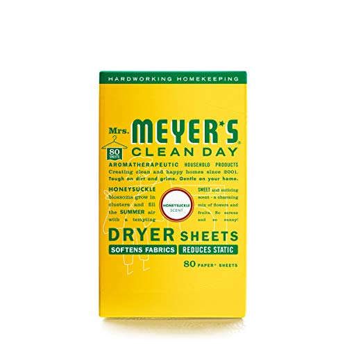 CLEAN DAY Dryer Sheets, Fabric Softener, Honeysuckle, 80 Count - view 2