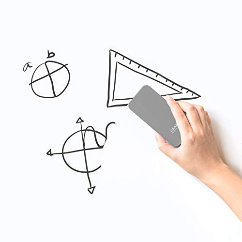 Whiteboard Accessories Bundle | Magnetic Dry Erase Eraser (Gray) & Magnetic and Adhesive Marker Holder & Whiteboard Cleaner (3.4 fl oz) - view 2