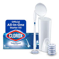 ToiletWand Toilet Cleaning Starter Kit, 1 Kit with 6 Refill Heads