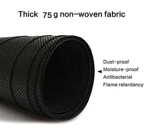 W 39inch by L 118inch Upholstery Cambric Dust Cover Fabric Replacement,Bottom Cloth Nonwoven Dust Cover for Chairs,Underside of Upholstered Furniture - view 3