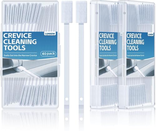 Crevice Cleaning Brushes Tool for Tiny Small Spaces, 60Pcs, White