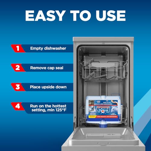 Dishwasher Cleaner Liquid, Limescale Remover, 8.45oz - view 5