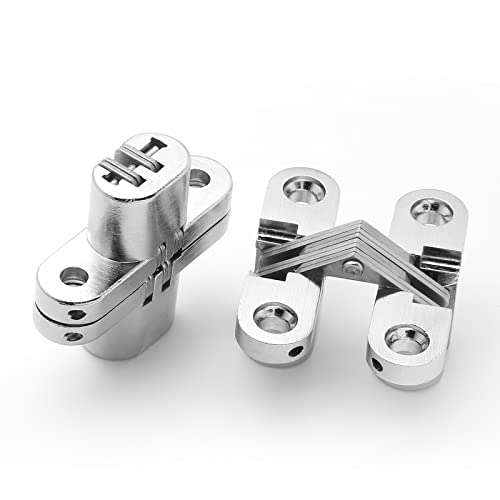 1-3/4" Hidden Hinge Stainless Steel 180 Degree, 4pcs - view 6