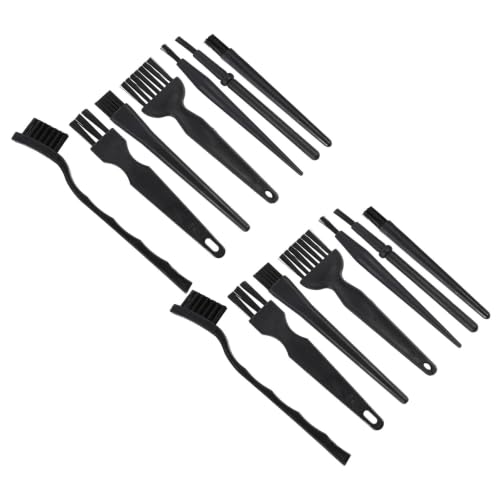Anti Static Electronics Cleaning Brush Kit Black, 2 Sets