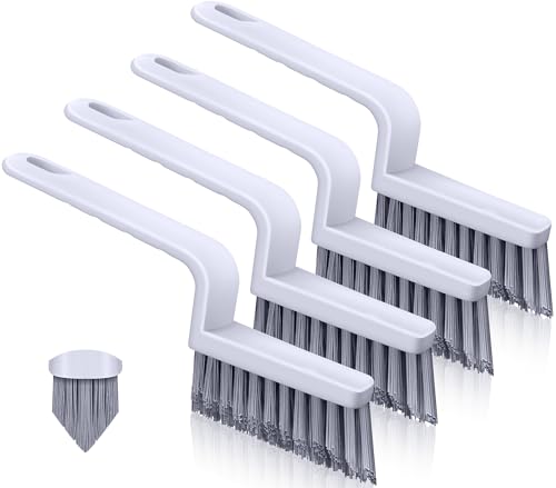 Grout Brush Cleaning, 4 Pcs Grout Cleaner Scrubber for Tile Floors