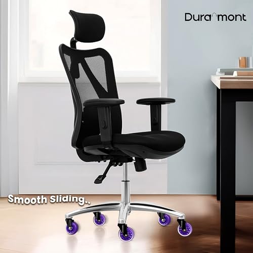 Office Chair Wheels - Set of 5 Rollerblade-Style Caster Wheels, Smooth & Quiet Rolling, Protects Hardwood Floors & Carpets, Universal Fit, Durable and Long-Lasting - Purple - view 5