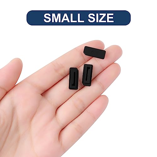 10Pcs SATA Dust Plugs, Black Silicone Dust-Proof Stoppers for Laptop, Desktop Computer, Server SATA Ports - view 6