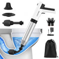 Electric Toilet Plunger High Pressure Drain Unclogger Plungers for Bathroom, Floors, Heavy Duty Versatile Home Toilet Unclogger Tool