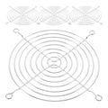 20pcs CM Computer Fan Grill, Protective Mesh Cover with Screws