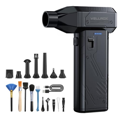 Electric Compressed Air Duster Rechargeable, 130,000RPM, 8000mAh