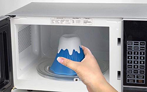Volcano Microwave Oven Cleaner Kitchen Gadget Water and Vinegar Cleaning Erupting High Temperature Steamer Easy Use Eco Cleans For Home Office - view 5