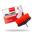 4” Universal M8 Medium-Duty Drill Brush – Upholstery & Carpet Scrubber Attachment for Car Detailing, Fabric, Seats, Floor Mats & Home Cleaning – Removes Stains, Grime, Spots & Buildup