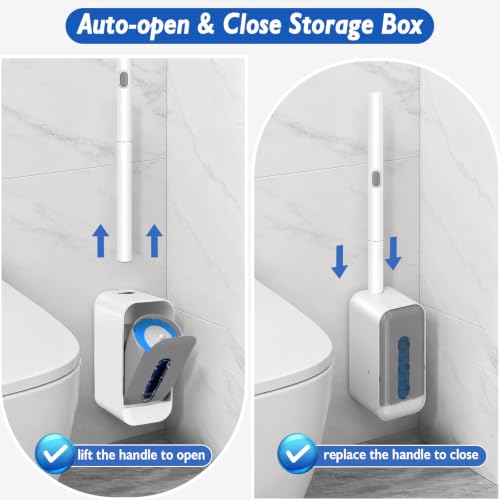 Disposable Toilet Brush-48 Refills-Touch-Free Toilet Cleaner Wand - view 5