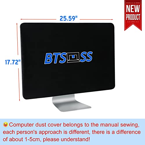 27 inch Computer Monitor Dust Cover, Screen Protective Sleeve Compatible with iMac 27" Desktop Computer, Anti-Static Dustproof LCD/LED/HD Panel Case,Velvet - view 3