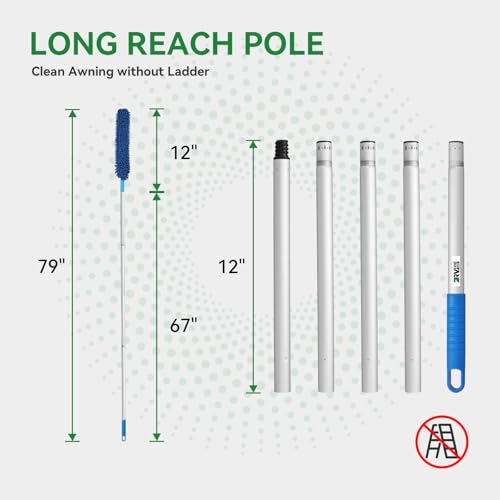 RV Awning Cleaner with Extendable Pole - view 4