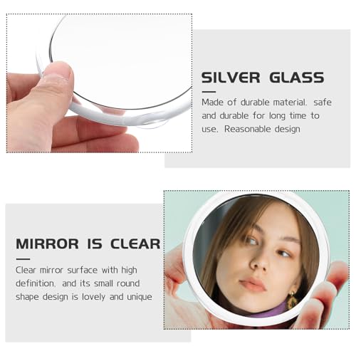 20x Round Magnifying Mirror Glass with Suction Cups, PP Frame - view 7
