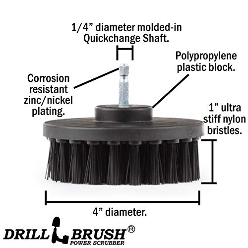 Aquatic Cleaning Supplies - Pool Accessories Kit - Brushes for Pool Maintenance and Upkeep - Water Liner Cleaning Solutions - Diving Board Scrubbing Brush -Boat Carpet Cleaner Tools - view 5