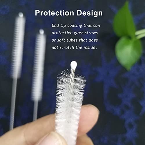 Long Straw Cleaner Brush Extend 10 inch, Wide 10mm diam Pipe Cleaners, Long Brush for Sippy Cup, Water Bottle and Tubes, Drinking Straw Cleaning Brush Set 10 Pack - view 4