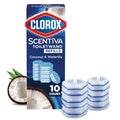 Scentiva ToiletWand Refills, Coconut and Waterlily, 10 Count