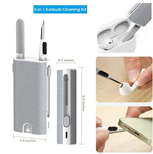 5-in-1 Electronics Cleaner Kit- Laptop Screen Cleaner kit,Multifunctional Bluetooth Earphones Cleaning Tool for Computer Cameras Lens Cell Phone Laptop Computer Bluetooth Earphones - view 2
