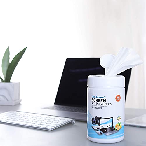 Monitor Wipes, Pre-Moistened Computer Screen Wipes for Electronics, Computer Monitor Cleaning Wipes for Eyeglasses, Tablets, Camera Lenses, Laptop, Screen Cleaner Wipes for Phones, TV, LCD - view 4