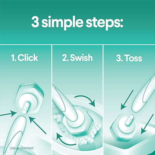 ToiletWand Toilet Cleaner Refills, Toilet brush, Rainforest Rush, 20 Count - view 5