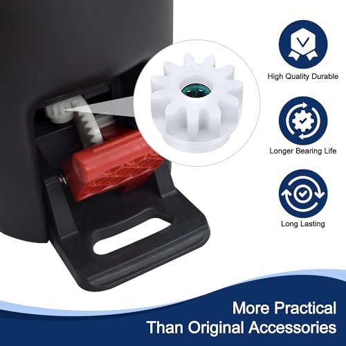 2 Pcs Easy Mop Pedal Broom Spin Mop Replacement One Way Clutch Bearing Bucket Gear Sprockets Repair Compatiable with Oceda Vilida and Market 90% Spin Mop System (2 Pcs Bearing Bucket Gears) - view 2