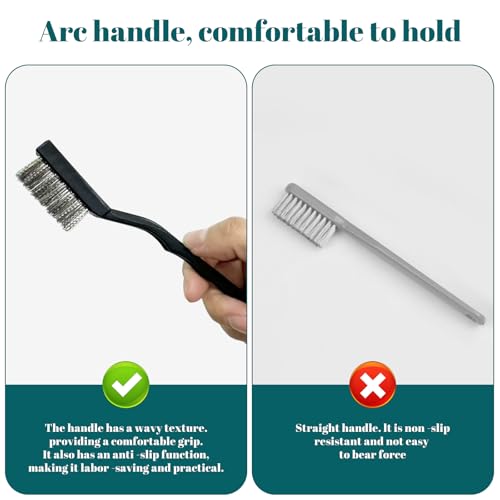 30 PCS Mini Nylon Brush Set，Masonry Brush Nylon Bristle - view 3