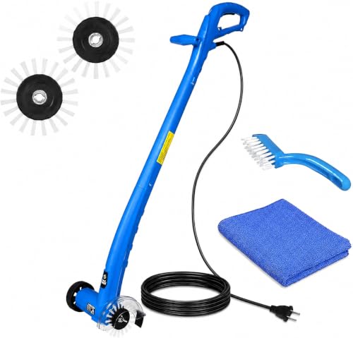 Electric Stand-Up Grout Cleaner | Lightweight Tile Floor Scrubber Machine