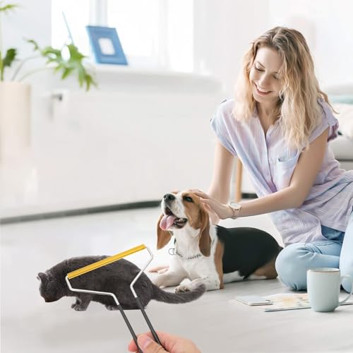 2pcs Metal Lint Remover Hand Scraper for PET Hair and Dust on Fabric - view 5