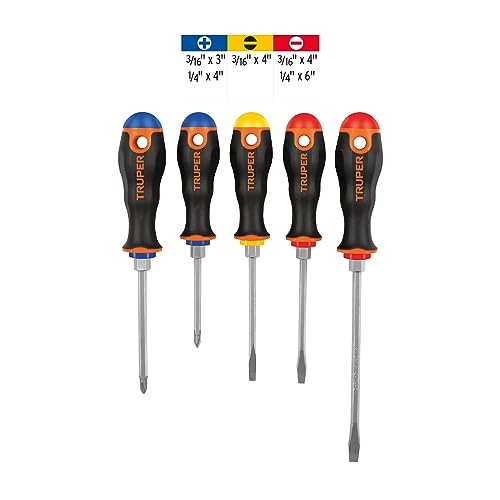 DTJ-5B 5-Pc Screwdriver Set, Comfort Grip, magnetic tips - view 3