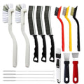 15Pcs Crevice Cleaning Brush Set, Multifunction Hard Bristle Scrub Brushes