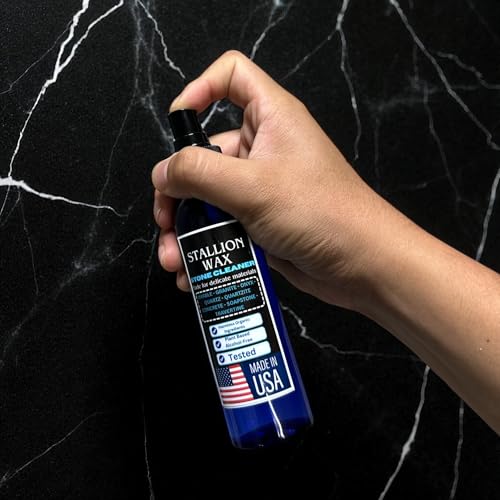 Marble & Granite Cleaner and Polish Kit – Enhances Dark Countertops | 4in1 Set Stone-Safe Care and Streak Free Shine for Black Marble, Granite, Quartz, Quartzite, Soapstone and Natural Stone Surfaces - view 2