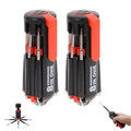 8 in 1 Screwdriver General, Folding Pocket Screw Driver with LED Lights, Multi Functional Screwdriver Tool Set for Household, Auto, Professional Gadgets Repair Tool (Wihout Battery)