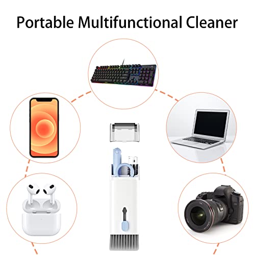 7 in 1 Electronic Cleaner kit - Keyboard Cleaner, Keyboard Cleaning Kit, Laptop Cleaner with Brush, Electronic Cleaner for Laptop/Phone/Computer/Screen (Give Away a Flannel Cloth) Blue - view 2