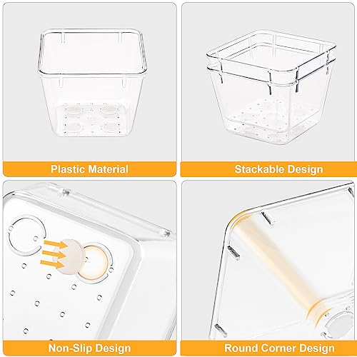 22-Piece Drawer Organizer with Non-Slip Silicone Pads, 5-Size - view 5