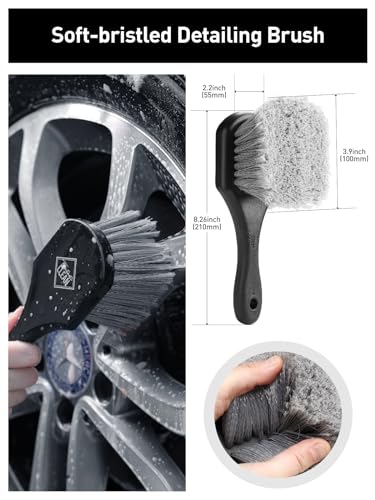 6PCS Car Wheel Brush Kit for Cleaning Tires - view 3