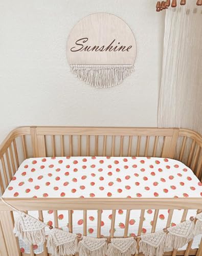 Mini Crib Sheets 2 Pack, Muslin Cotton Nursery Bedding, 24" x 38" - view 2