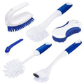 6-Pack Hand Scrub Brushes for Cleaning