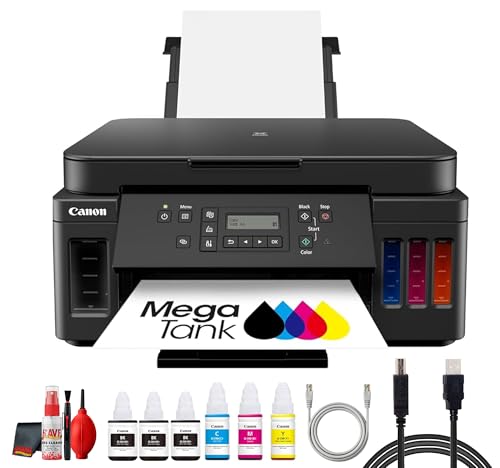 PIXMA G6020 MegaTank All-in-One Printer (3113C002) Bundle