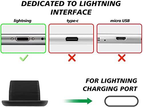 20x iPhone Dust Plug Cover, Anti Dust Port Plugs for iPhone 14, 14 Pro Max, iPhone 13, 13 Pro Max, 12, 11, 11 Pro, X, XS, XR, 8, 7, iPhone Charging Port Plug | Lightning Dust Plug - view 2