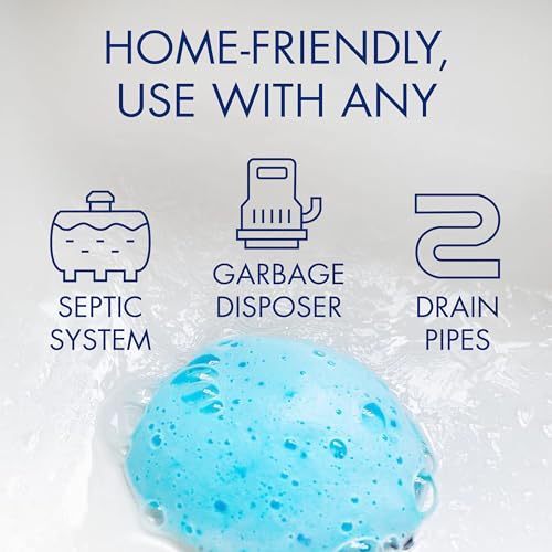 Garbage Disposer Cleaner, Odor Eliminator with Foaming Action, Removes Build-up and Deep Cleans, Lemon Scent, 4.9 Oz(Pack of 6) - view 5