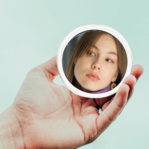 20x Round Magnifying Mirror Glass with Suction Cups, PP Frame - view 5